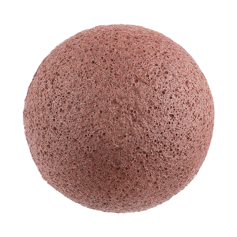 Konjac Premium Facial Puff Sponge With French Red Clay