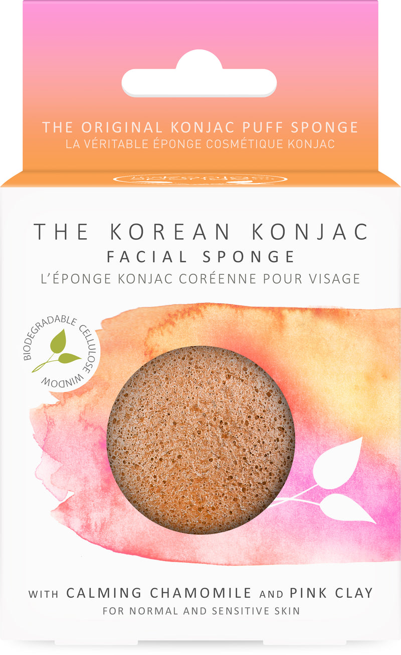 Konjac Premium Facial Puff Sponge With Chamomile