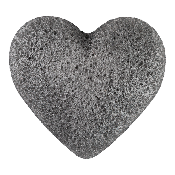 Konjac Heart Sponge With Bamboo Charcoal